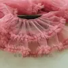 Falda tutú de encaje plisado de malla hecha a mano para manualidades, 15 cm de ancho, falda de pastel plisada, decoración de ropa de muñeca, nuevo