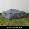 Paisagismo com Pedra Simulada, Pedra Artificial, Pedra Onda de Neve de Fibra de Vidro, Decoração de Jardim de Pátio Externo, Blocos de Pedra para Paisagismo Seco