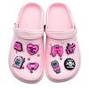 Zuecos de la Serie Chica Cool de Dibujos Animados Transfronterizos Accesorios para Flores de Zapatos Pvc Goma Suave Accesorios para Zapatos de Jardín Hebillas para Zapatos DIY en Stock