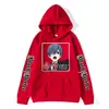 Casaco de moletom transfronteiriço Anime Black Deacon com estampa de moletom Outono Solto Casaco de marca da moda Masculino Outono