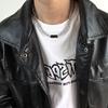 Collar de Piedras Negras de Doble Capa para Hombres y Mujeres Ins Estilo Frío Hip-hop Accesorios de Collar de Alta Calidad Diseño de Moda Sentido de Nicho