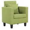 Novo Sofá Individual Pequeno de Couro e Tecido, Elegante e Simples, Poltrona Pequena para Hotel, Escritório, Lan House, Lazer