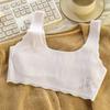 Ropa interior de desarrollo para niñas adolescentes sin dejar rastro, ropa interior de espalda hermosa para escuela primaria y secundaria, chaleco antigolpes cómodo y sin dejar rastro para mujer