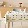 Mantel de Dibujos Animados Impermeable a Prueba de Aceite Lavable Resistente al Calor Cubierta para Mesa de Comedor Ambiente Fresco Mantel para Mesa de Café Tela de Cubierta Estilo Ins