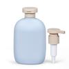 Novo em estoque garrafa de plástico PE garrafa de prensa plana corpo de material macio pelúcia loção corporal creme para as mãos shampoo gel de banho sub-engarrafado