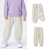 Ropa Infantil Balabala Pantalones para Niños Otoño e Invierno Gruesos de Forro Polar Cálidos Elegantes Pantalones Largos para Niños y Niñas