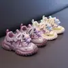 Tênis Feminino 2025 Primavera Novos Sapatos da Moda Sapatos Casuais de Caminhada ao Ar Livre para Crianças Tênis de Caminhada para Meninos