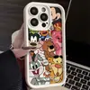 Funda para teléfono móvil Apple 15 con diseño de familia de osos de fresa y dibujos animados para iPhone 16 Pro Max, 16 Plus ...