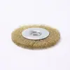 Roda de Arame Kongping Escova de Arame de Aço Inoxidável Remoção de Ferrugem em Madeira e Metal Polimento Desbaste Máquina de Roda de Arame Escova Paralela Atacado