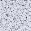 Cuentas Acrílicas Multicolor Multiestilo de Agujero Grande Planas, Cuentas de Barril Facetadas Mate, Materiales para Manualidades de Cuentas DIY para Cadenas de Teléfono
