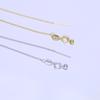 Accesorios de bricolaje, collar con pasador de ajuste Lutong de eslabones de cuentas de plata esterlina S925, cadena de clavícula de moda para mujer