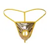 Roupa Íntima Sexy Masculina, Fio Dental Sexy com Buraco Exposto, Calcinha T com Vazamento no Bumbum, Roupa Íntima Masculina Grande Elástica, Processamento e Atacado
