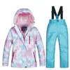 @ Mutu nieve invierno exterior ropa de esquí infantil traje para niñas grueso cálido cortavientos impermeable una generación de pelo