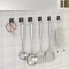 Dimension Shi acero inoxidable sin perforaciones gancho individual gancho adhesivo gancho para ropa Baño Cocina vestidor gancho de pared