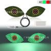 Novas Luzes de Olho de LED para Carro Luzes de Aviso Multimodo para Carro Luzes Traseiras Antirroubo Espelho Retrovisor Interativo