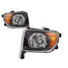 Para Honda Element03-06 Halógeno Negro Carcasa Izquierdo Conductor y Derecho Pasajero Lado Faro