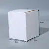 Caixa de Papelão Branca Spot Caixa Retangular Espessa Branca Caixa de Embalagem Caixa Colorida de Papel Branco Caixa de Embalagem para Presente Pode Ser Personalizada