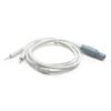 Conector Macho Reimer de 2 Pinos Fabricado Sob Medida de Fábrica Cabo de Fisioterapia com Agulha de Eletrodo Sr 2.0 Um-Para-Dois, Cabo Condutor de Eletrodo para Fisioterapia