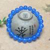 Pulseira de Pedra de Quartzo Jade Água-Marinha Multi-Círculo Colar Reto de Seis Caracteres Joia para Mão Presente de Negócios Banca de Vendas Jade