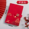 Caderno Estilo Chinês A5 Caixa de Presente Promocional, Bloco de Notas Exquisito Estilo Executivo para Escritório, Estilo Executivo Espesso