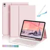 Funda Protectora para Tableta iPad A16 10.9ª Generación Rosa Colorido Teclado Bluetooth Retroiluminado Set de 11 pulgadas Transfronterizo N