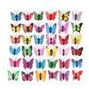 Color 4.5cm Mariposa Simulada PVC Mariposa Manualidades Accesorios Mariposa 3D Pinza de Hierro Accesorios