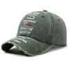 Gorras Vintage Desgastadas para Hombres y Mujeres con Bordado de Letras, Gorras de Béisbol, Moda Callejera Europea y Americana, Gorras de Béisbol Desgastadas Lavadas