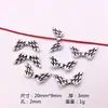 Cuentas de alas de plata de Xizang 100 en un paquete para pulsera collar pendientes de aleación vintage DIY Accesorios Joker Especial transfronterizo