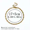 Set de Pulseras de Moda para Mujer de Acero Inoxidable 304L, Pulsera de Acero de Titanio de Venta Caliente Europea y Americana con Interior Chapado en Oro Real de 18K, Venta al por Mayor