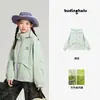 Pudding Haru Roupas Infantis Jaqueta 2026 Primavera Nova Jaqueta de Primavera para Passeio ao Ar Livre Estilo Refrescante Jaqueta com Capuz para Meninas