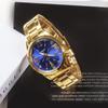 Reloj de moda para hombre, luminoso, resistente al agua, sencillo, transfronterizo, de alto valor, con calendario, reloj de cuarzo y correa de acero, reloj mecánico de negocios