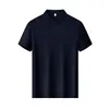 Camisa POLO com gola, 40 fios duplos, alta contagem, piquet, algodão de fibra longa, algodão mercerizado, vestuário de trabalho corporativo, roupas para team building, estampa de logotipo