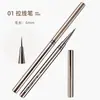 Caneta de puxar estilo japonês especial para nail art muito fina 5 peças haste de metal pintura colorida flor Caneta Gouline rosto foto caneta
