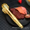Pinzas para Bistec de Acero Inoxidable 304 Estilo Japonés Pinzas para Comida de Hotel Pinzas Creativas Huecas para Hornear Pan Pinzas para Comida Pinzas para Barbacoa