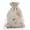 10*14 bolso de feixe impresso tecido de algodão e linho Artemísia lavanda padrão de desenho animado bolsa repelente de mosquitos sachê sachê bolsa vazia