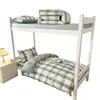 Temporada de regreso a clases juego de ropa de cama de seis piezas de algodón puro para dormitorio, juego de tres piezas, sábana 100% algodón, funda de edredón, protector de colchón