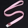 Dezhi Lanyard de Silicona Set de Tarjeta de Acceso Cuerda para Colgar Set de Tarjeta de Certificado Cuerda para Colgar en el Cuello Permiso de Trabajo Cuerda para Tarjeta de Pecho Tarjeta de Pecho Colgante Suave