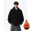 Chegada Nova Outono 2026: Moletom com Capuz Pesado Estilo Retro Americano High Street para Homens, Jaqueta Pulôver da Marca Tendência para Primavera e Outono