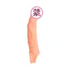 Funda para pene con púas texturizadas, consolador realista, ayuda sexual masculina para control de la eyaculación, alargamiento del pene, usable incluso cuando está flácido