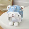 Chapéu de Proteção Auricular de Ursinho para Bebê Inverno com Pelúcia Grossa Chapéu de Pelúcia para Meninos Meninas Bebê Fofo à Prova de Vento Quente Chapéu Lei Feng