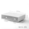 Caja de Almacenamiento Transparente Tipo Cajón para Papelería de Escritorio, Manualidades con Cuentas, Cosméticos y Artículos Varios de Oficina de Escritorio con Múltiples Compartimentos para Organización