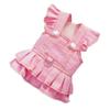 Saia de Fio Jeans Rastreada Roupas para Cachorro Vestido para Gato Corgi Teddy Suprimentos para Gatos Roupas para Cachorro