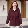 Casaco de inverno moderno para mães, adequado para idades 40-60, quente, estiloso, casual, com gola de lapela, emagrecedor, jaqueta de inverno versátil