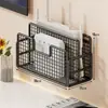 Prateleira de Posicionamento para Roteador Wifi, Suporte de Armazenamento de Parede, Armazenamento para Decodificador de TV, Prateleira Organizadora de Mesa de Parede