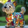 Adornos de resina de la nueva serie de perros transfronterizos, luz nocturna LED, arte, estatua de animal, decoración creativa para el hogar, escritorio