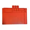 Estação de Solda Isolante de Silicone para Reparo de Celular e Computador, Tapete de Soldagem, Resistente a Altas Temperaturas, Espessado, Tapete de Trabalho Magnético para IC 603