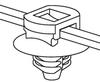 Abrazadera de Cable Resistente al Calor Reyetec 156-00287 T50Rft6-Pa66Hs/Pa66-Bk T50Rft6-Pa66Hs/Pa66-Bk