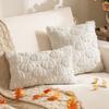 Nueva Almohada de Felpa de Calabaza Funda de Almohada Bordada de Calabaza Otoño Halloween Sala de Estar Sofá Cojín Decorativo Cojín