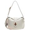Estilo Coreano Nuevo Elegante Simple Casual Estilo para Ir al Trabajo Bolso de Hombro para Mujer Bolso de Mano de Cuero Encerado al Aceite de Alta Gama Combinable Bolso Bandolera