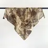 Pañuelo pequeño cuadrado de algodón y lino color marrón estilo Maillard para mujer, estilo nuevo, elegante y versátil, pañuelo decorativo para la cabeza, diadema, pañuelo de cuello, accesorio para la cintura
